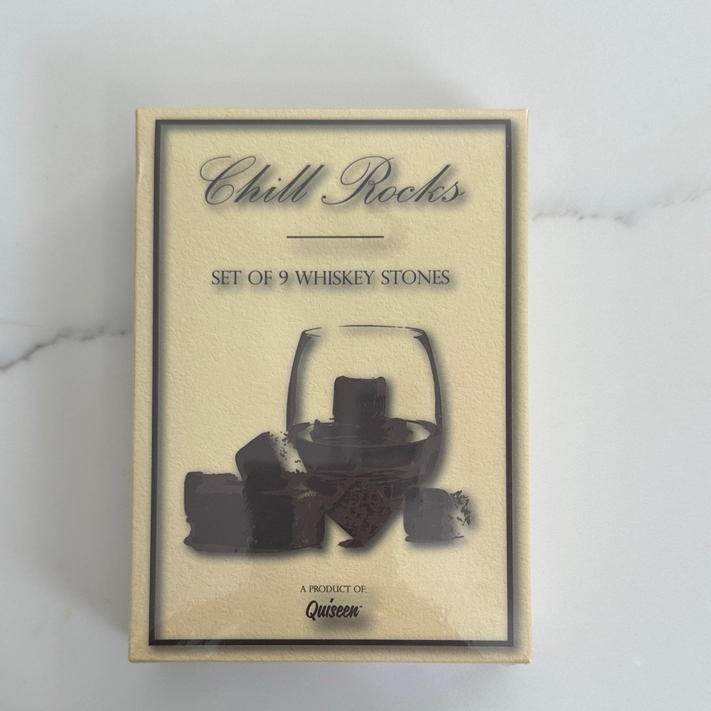 Quiseen Chill Rocks Whiskey Stones Set
